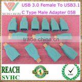 Original Blue Type C 3.1 USB Adapter 058
