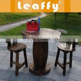LEAFFY-Log Table & Chair - Country Design