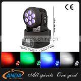 Popular Wedding Decoration Wash 7*10w 4in1 Rgbw Mini Led Moving Head Wash in Wholesale Price thumbnail-1