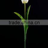42 cm PVC Real Touch Tulip Spray With 2 Leaves Artificial Flower thumbnail-2