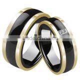 Hot Sale Two Tone Ceramic Jewelry,stainless Steel Ceramic Combine Jewelry,ceramic Band thumbnail-1