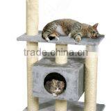 Hot Selling China Products Pet Toys Plush Cat Tree House thumbnail-1