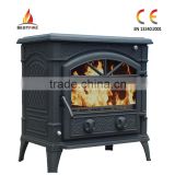14kw classic high quality matt black multi fuel stove