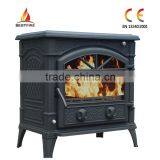 14kw classic high quality matt black multi fuel stove