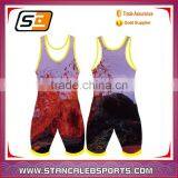 Stan Caleb Russian Cheap Custom Wrestling Singlets High Quality