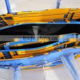 High Quality PU Mix Africa Wax Fabric Lady Bags Wholesale thumbnail-2