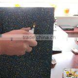 Chinese Cheap Price EPDM Granules Fireproof Tiles Rubber Floor for Residential and Gym thumbnail-4