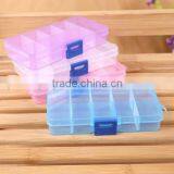 13.2*7.2*2.3cm In Stock HOT 10 Cell Storage Jewelry Ring Earrings Boxes Display Box Very Conveniently Sorting White