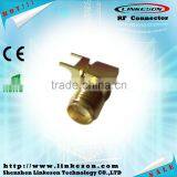 Linkeson SMA Female Gold Connector for Pcb