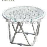 Aluminium Frame End Coffee Table With Glass BJ126 thumbnail-1