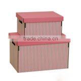 Flower Printed Foldable Packaging Kraft Paper Gift Box thumbnail-2