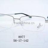 2016 New Stylish Metal Speculate Eyeglass Half Rimless 8977