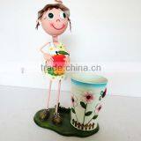 Outdoor Decor Metal Flower Pots thumbnail-2