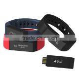 I5 Plus Blue Smart Bluetooth 4.0 Watch IP67 Sleep Monitoring Sports Tracking Wristband Call Message Reminding Sedentary Alert