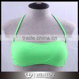 Cheeky Monogrammed Bandeau Bikini Tops thumbnail-5