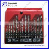 HSS, Concrete, Wood Combination Drill Bits Set