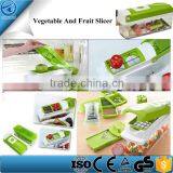 Food Container, Safety Food Holder, Bonus Peeler - All-in-One Vegetable Cutter, Slicer, Grater & Julienne Slicer