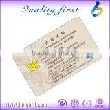 LBD PVC Blank Card Contact Smart IC Card 86x54mm Chip SLE5528