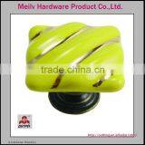 2017 Square Colorful Decorative Hardware Ceramic Kitchen Knobs thumbnail-1