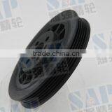 Crankshaft Pulley VW POLO LUPO CADDY CRANKSHAFT VIBRATION DAMPER PULLEY 028105243AC NEW GENUINE thumbnail-1