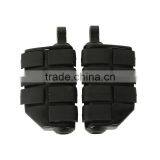 Chrome Anti Vibration Rubber Lion Paw Footrest Foot Pegs For Softail FXST thumbnail-2