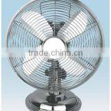 12" Metal Fan, Brushed Nickel Finish (Table Fan, Portable Fan) thumbnail-1