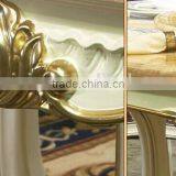 European Style Fashionable Dining Room Set, Palace Royal Wooden Round Dining Table and Chairs Set (BF01-ML022) thumbnail-3