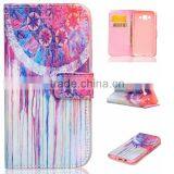 PU Leather Phone Case Flip Leather Holster Wallet Phone Shell for Samsung J5 thumbnail-4