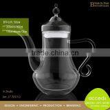 Odd-Shaped Artistic Handcrafted High Quality Double Glass Tea Pot thumbnail-6