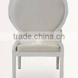 Factory Directsale Quality White Faux Leather Stacking Wedding Chair in Aluminum QL-D661 thumbnail-3