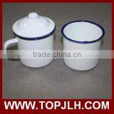 Good Quality Enamel Camping Mug Logo Printing Custom Enamel Mug thumbnail-5