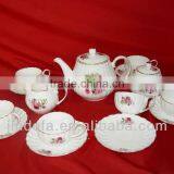 Porcelain/ceramic Tea Coffee Set 24pcs /17pcs/ 15pcs