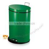 STYLISH Round Step Trash Can - Kitchen Waste Garbage Bin Red thumbnail-1