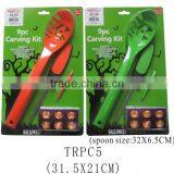 Hot Sale Pumpkin 9pcs Carving Tool Kit Halloween Decoration Tool Set thumbnail-1