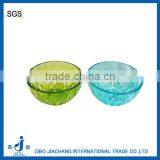Spray Colored Diamond Round Glass Bowl for Soup Fruit thumbnail-1