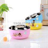 2016 New Style Colorful Plastic Baby Use Thermal Stainless Steel Bowl thumbnail-2