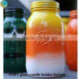 Candle Holder Stands Beautiful Milk Glass With Frost Glass Candle Holder Unique and Modern thumbnail-2