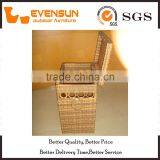Delicate Cube Rattan Storage Box Outdoor Wicker Furniture thumbnail-4
