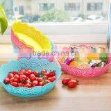 New Product Colorful Plastic Fruit Basket Fruit Tray Snack Tray Nut Bowl Candy Tray thumbnail-1