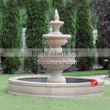 Outdoor Marble Fountain for Garden Decoration With Three Layers thumbnail-1