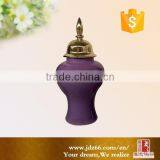 Black Glazed Home Decoration Ceramic Jars Black With Lid thumbnail-3