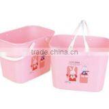 PP Plastic Basket With Handle/Storage Basket/food Basket thumbnail-6