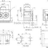 AC Power Socket Eight Character Socket BX-180-A01 Plum Seat Word Word Seat Conversion Plug DC Seat thumbnail-3
