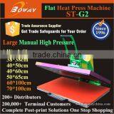 70*100cm Manual High Pressure Clothes Thermal Hot Transfer Flat Printer thumbnail-1