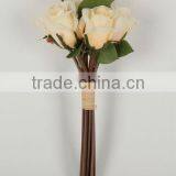 27554HZ Wholesale Cream Silk Rose Bushes ,rose Bouquet thumbnail-1