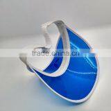 New Arrival Wholesale Plastic Long Brim Sun Visor Cap Transparent thumbnail-6