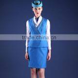 New Design Fashion Airline Uniform Airline Stewardess thumbnail-4
