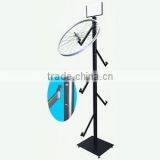 Steel Bicycle Column Tire Rack Containing Eight Hand Wheel Stand thumbnail-2
