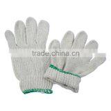 White Poly Cotton Knitted Safety Gloves thumbnail-1