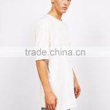 MGOO 2017 OEM Plus Size American Apparel Newest Fashion Plain White T-shirt Custom Cotton Street Style thumbnail-2